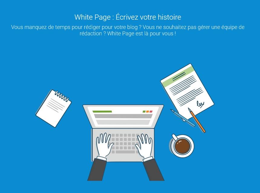 white page